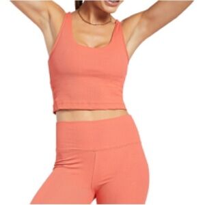 NWT Koral Korra Rib Spicey Isle Crop Top